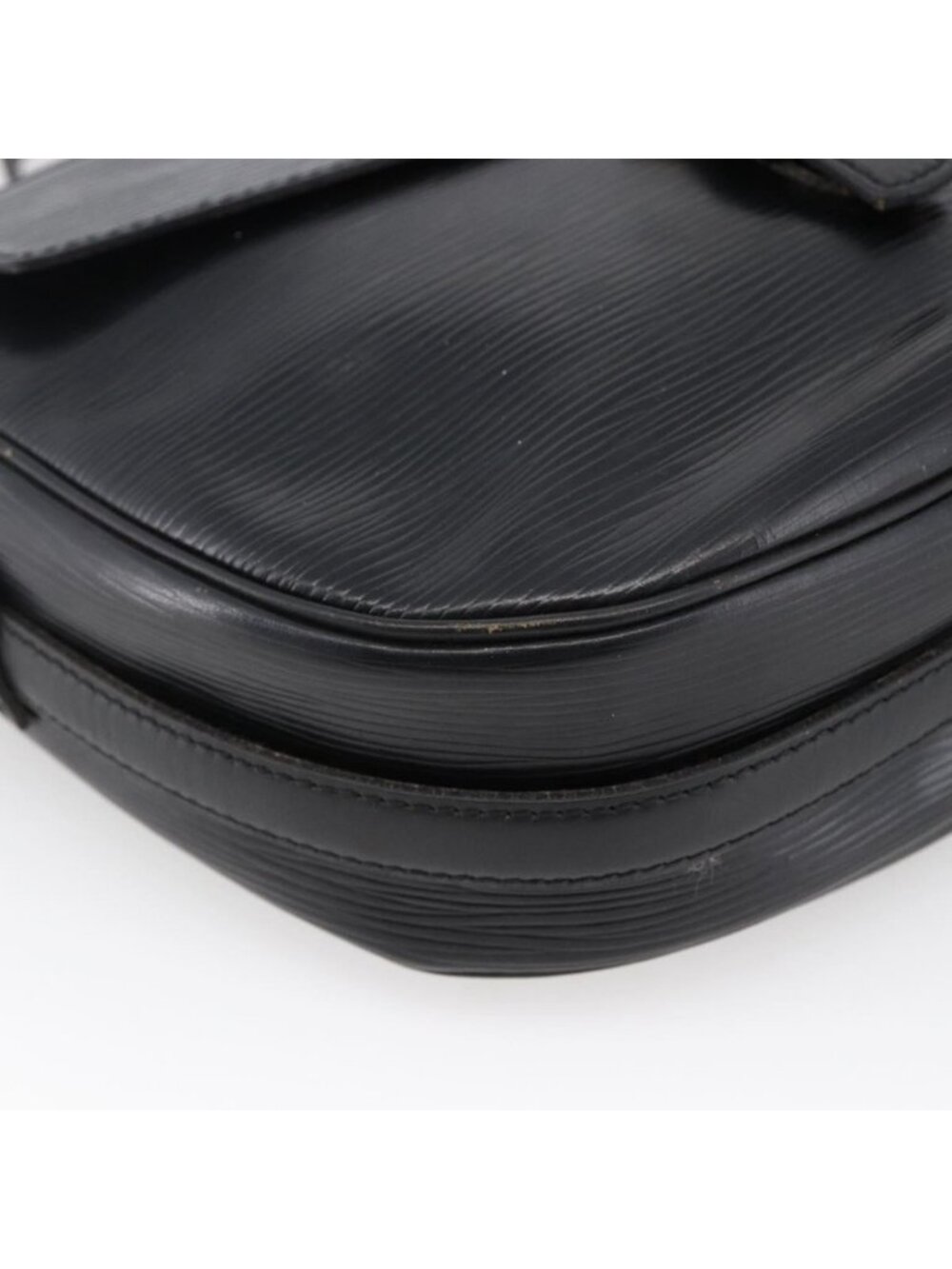 Authentic LOUIS VUITTON Epi Jeune Fille MM Shoulder Bag Black M52152 LV - Picture 7 of 16